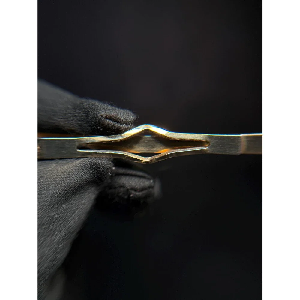 Vintage Anson 1/20 12K Gold Filled Engraved Tie Clip Mid Century